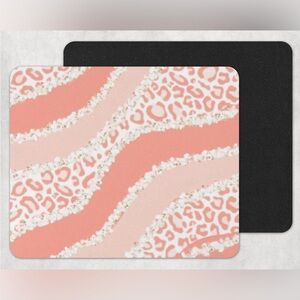PEACH Leopard Geode Mouse Pad